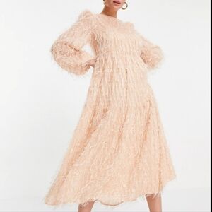 Asos Dress-tiered midi dress